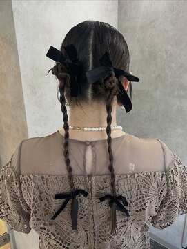 ネアー 新潟(NEER) アプリコットオレンジ/くびれヘア/レイヤーショート［新潟］