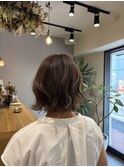 切りっぱなしボブ
