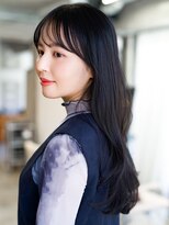 レノラ 本町(LENORA)&nbsp;☆大人ガーリーダークアッシュミディアムレイヤーカット韓国ヘア