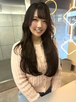 ラ キング(LA KING) 着物ヘア/大人ガーリー/ダークアッシュ/似合わせカット/栄