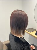 切りっぱなしボブ