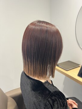ウノイ(unoi) 切りっぱなしボブ