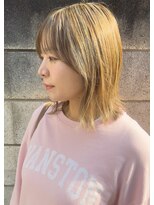 ヘアーサロンアンク(hair salon anc)&nbsp;ヘーゼルベージュ（1ブリーチ）