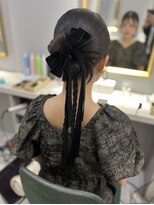 ヘアアレンジメント ボガスティーズ 川崎店(Hair arrangement Vogusty's)&nbsp;カチモリ×リボン