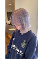 アース 酒田店(HAIR&MAKE EARTH)&nbsp;ハイトーンだからできる！シアーラベンダー！