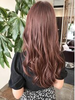 サラジュ 西宮北口店(SARAJU) ブリーチなしカラーで作る艶ロング