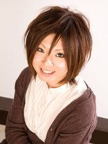 ヘアメイク オブジェ(hair make objet)&nbsp;重みが可愛いショートスタイル