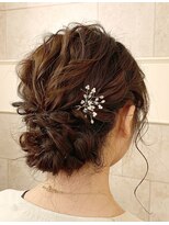 ザ シー 橋本(The C)&nbsp;ブライダル/結婚式/二次会/シニヨン/ヘアセット/ヘアアレンジ