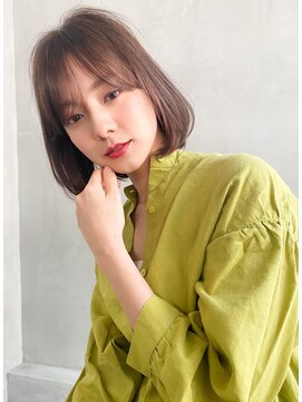 レニーバイエース(LANY by ACE) 【LANY】横浜 大人ボブ×グレージュ