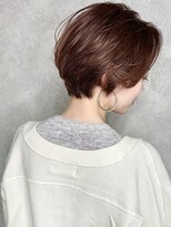 セシルヘアー(CECIL hair)&nbsp;CECIL 下北沢　ハンサムショート×ピンクブラウン韓国人風ヘア