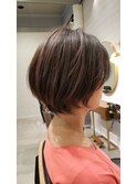 大人可愛い20代30代40代 女気ボブショート