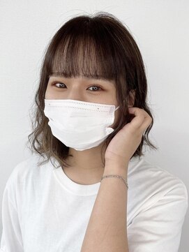 ヘアメイク ミチ 富田店(HAIRMAKE MICHI) 【MICHI 富田店　古作蓮】ラフウェーブ×シースルー前髪