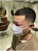 【お客様スタイル】フェードカット×クロップスタイル