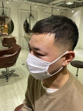 ビードロ 吉祥寺店(vi dro) 【お客様スタイル】フェードカット×クロップスタイル