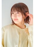 ワンカールミディアムボブ10代20代30代◎大人かわいい