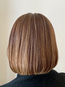 ヴェント(VENTO) ミルクチョコレートカラー/ナチュラルボブ/ショート/ヘアカラー