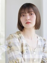 ウル 表参道(HOULe)&nbsp;バイカルテ レイヤー 髪質改善  ベージュ 酸熱トリートメント