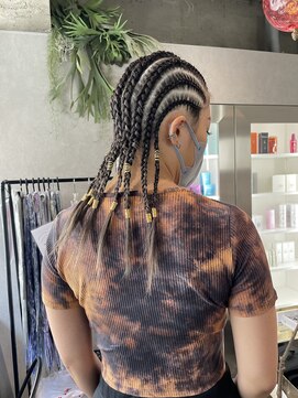 ゼスト クレス(ZEST Cres) 【立川CRES三木】コーンロウスタイル