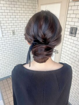 フェリーチェ(Felice) アップスタイル シニヨン お呼ばれヘア 結婚式ヘア 参列ヘア