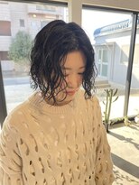 コクウ(COCU)&nbsp;ボブパーマ　パーマ　黒髪ボブ