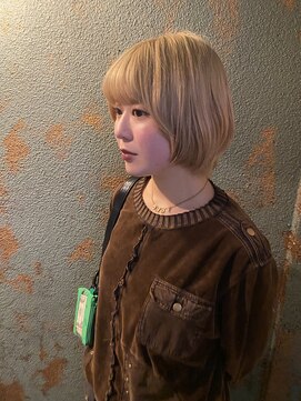 スエシカ(hair&foliage suecica) ミニボブブロンドベージュ