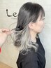 【インナーカラー♪】カット+カラー+最高級シールインナーエクステ20本￥12100