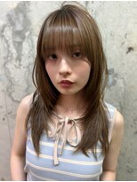 リボン(Libon)&nbsp;透け感レイヤーストレート