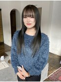 ブリーチなしオリーブグレージュカーキブラウン