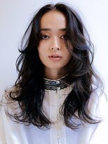 ピークアブー 原宿ハラカド(PEEK-A-BOO) ロングレイヤーデジパナチュラルパーマかきあげ大人女子20代