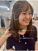 本厚木◎レイヤーカット◎ミディアムレイヤー◎バタフライカット