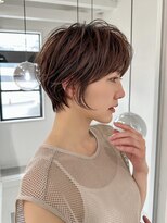 ロンドエニカ 大宮(Lond enika)&nbsp;グランマッシュ/細めハイライト/ショート/白髪ぼかし/前髪/大宮