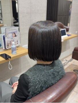 エアー 久留米(AIR) 【AIR-KURUME安田】髪質改善&切りっぱなしボブ