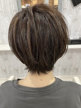 ショート/ハイライト/ロングレイヤー/髪質改善/円山/白髪ぼかし