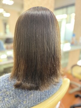 アークスヘアー 20代30代40代大人可愛いパーマナチュラルワンカールグレージュ