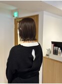 20代30代40代◎似合わせカット大人ガーリーダークアッシュボブ