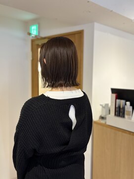 ソイクフ 四条大宮店(SOY-KUFU) 20代30代40代◎似合わせカット大人ガーリーダークアッシュボブ