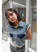 アピッシュ 国分寺(apish)&nbsp;コテ巻き風ボブパーマ