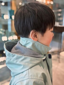 フリップビーアヴェダ(FLIP B AVEDA) 本八幡×キッズショート×ナチュラルマッシュ