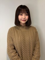 アクシス ナゴヤ(AXIS NAGOYA)&nbsp;ミルクティーブロンド/ダークブルー/デジタルパーマ