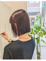 リュール バイ ヘッドライト 北千住店(lueur by HEADLIGHT)&nbsp;大人艶髪x切りぱなしボブ/スタイリング楽ちん