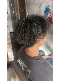 ツイストマッシュパイルツイストフェードツイストピンパーマ