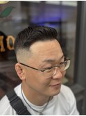 スキンフェードツーブロック刈り上げジェットモヒカンマンバン