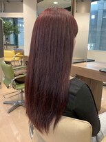 アウラ(AURA)&nbsp;盛岡駅ブリーチなしダブルカラー顔周りレイヤーカット髪質改善