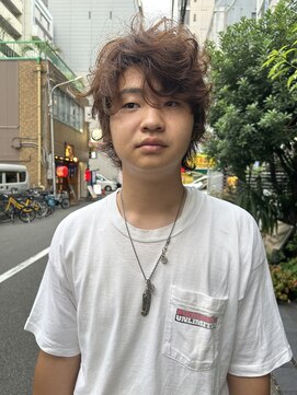 アンドピース and peace メンズパーマ