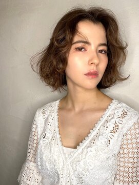 シークエンス 外苑前(SEAQUENCE) ラベンダーカラー×くびれミディ[外苑前/髪質改善/ショート]