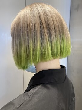 ヘアサロン ドット トウキョウ カラー 町田店(hair salon dot. tokyo color) [@mnmi__0123] デザインカラー [町田駅]セクションカラー