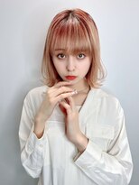 ディレクト 新宿(Direct)&nbsp;アプリコットピンク×フルバングボブ☆