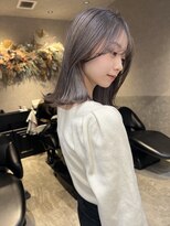 ロンド レア 天神大名店(Lond Le’a)&nbsp;ミルクティーベージュ/ダブルカラ/ケアブリーチ/くびれヘア/天神