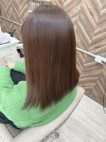 ヘアメイクゼロ 坂戸駅前店(hairmake zero)&nbsp;【ナチュラルなストレート】oggiotto酸熱トリートメント
