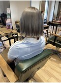 縮毛矯正/ダブルカラー/グレー/開成